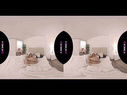 ❤️ PORNBCN VR Duha ka batan-ong tomboy nakamata nga sungog sa 4K 180 3D virtual reality Geneva Bellucci Katrina Moreno Porno sa amon ❤
